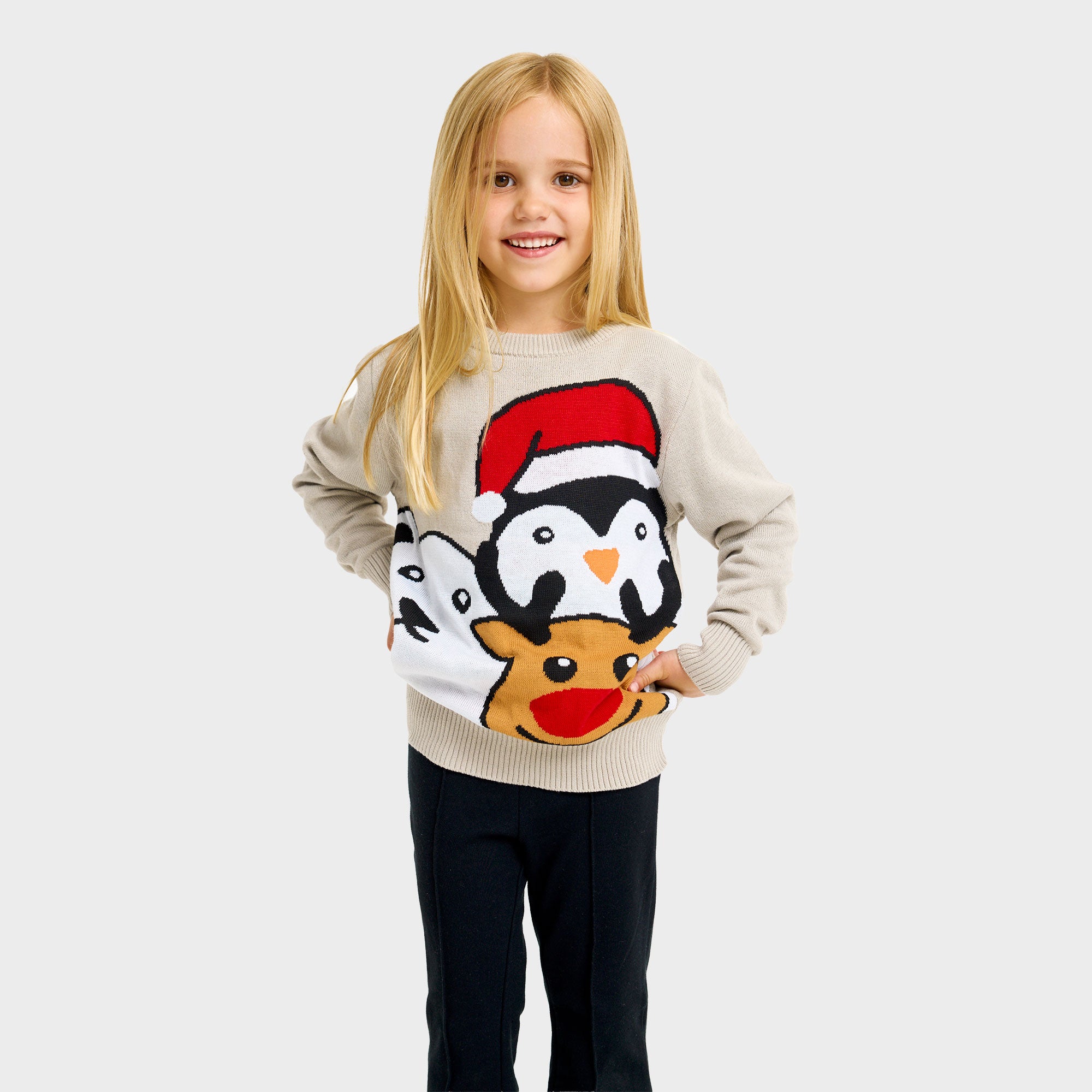 Dyrejulesweater - Barn